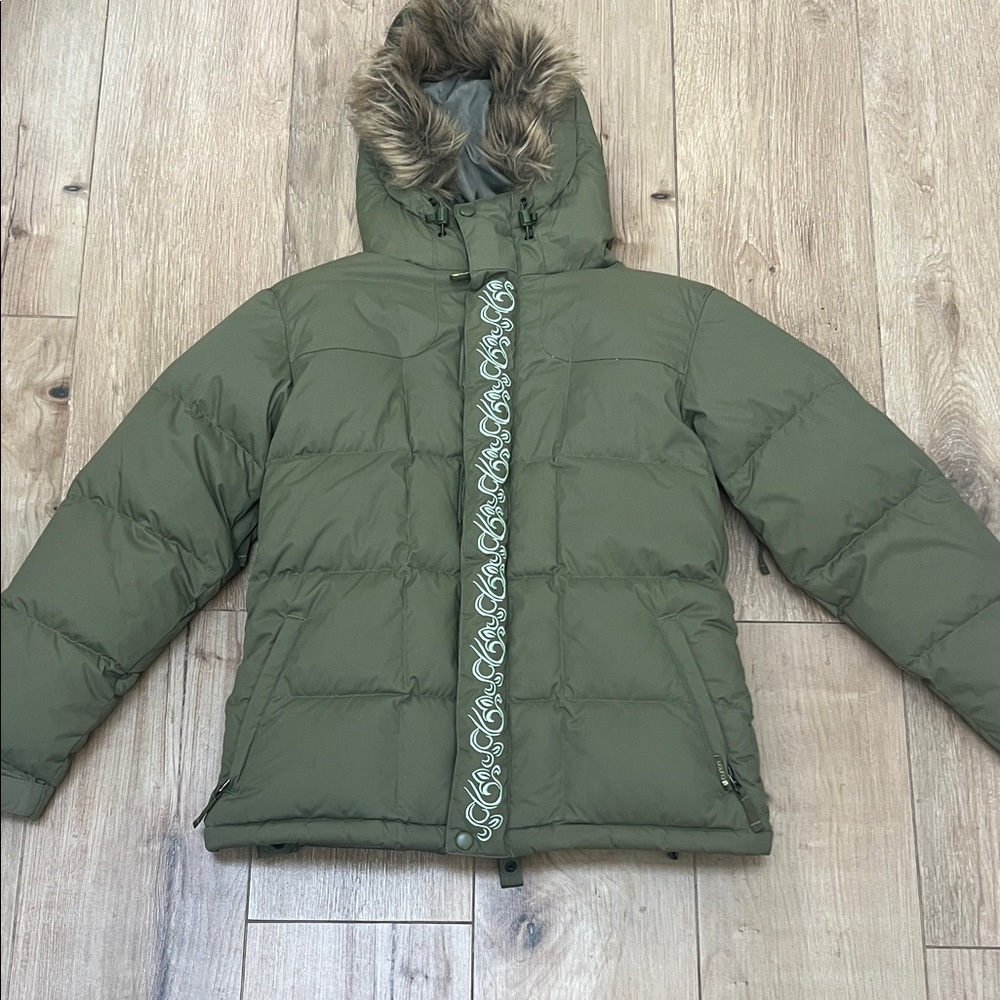 Kids Burton Olive Green snow jacket